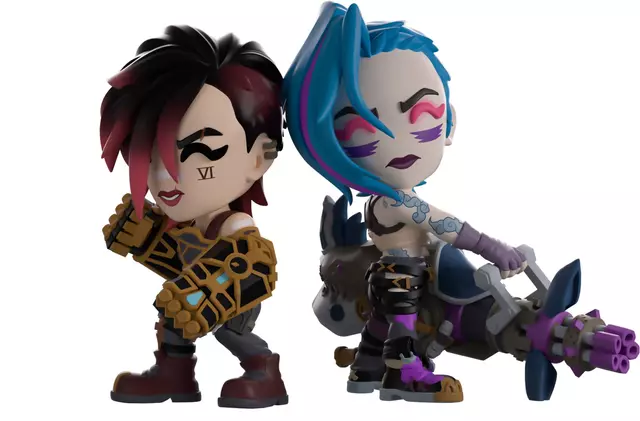 Reservar Pack 2 Figuras Vi y Jinx League of Legends: Arcane Youtooz Figuras Estándar