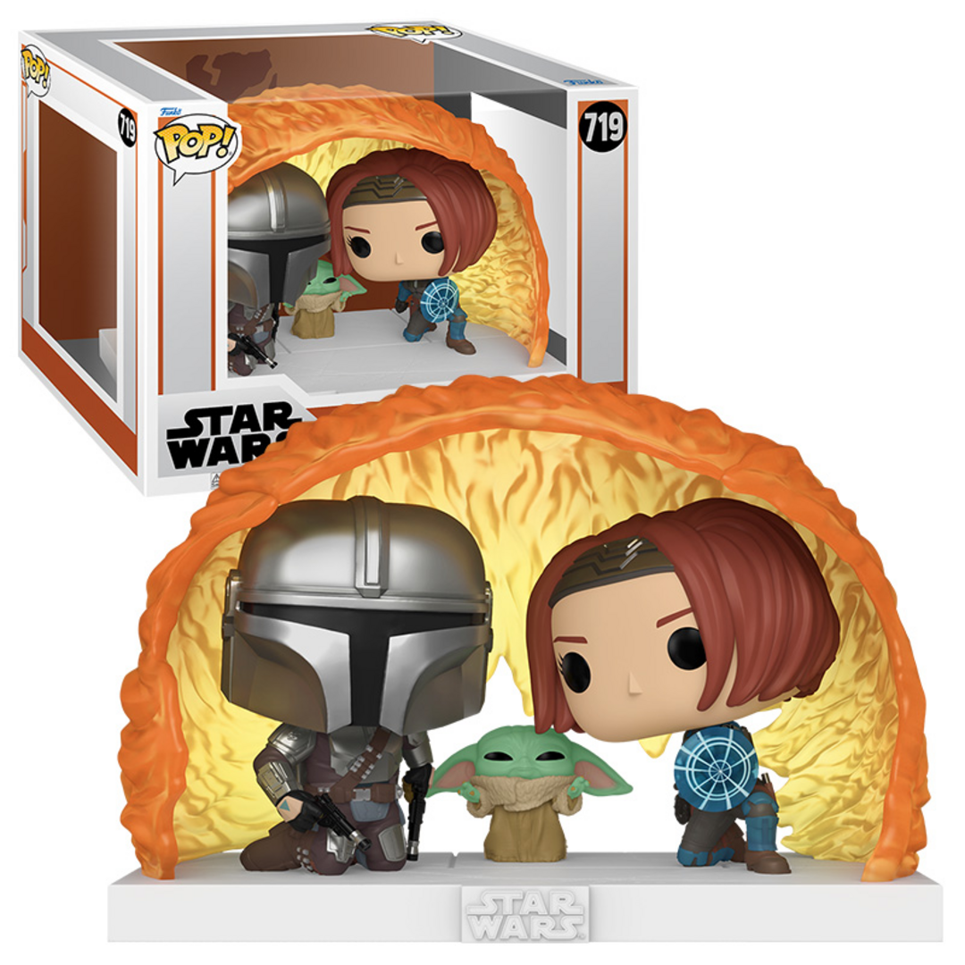 The mandalorian - pop moment grogu force barrier