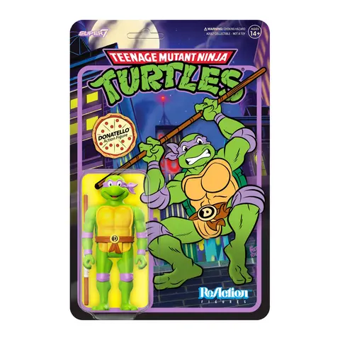 Comprar Figura Reaction Las Tortugas Ninja Donatello Wave 7 Figuras de Videojuegos