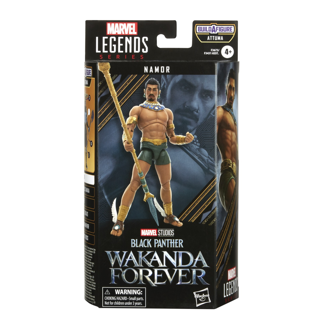 Figura Marvel Black Panther Wakanda Forever Namor Serie Legends