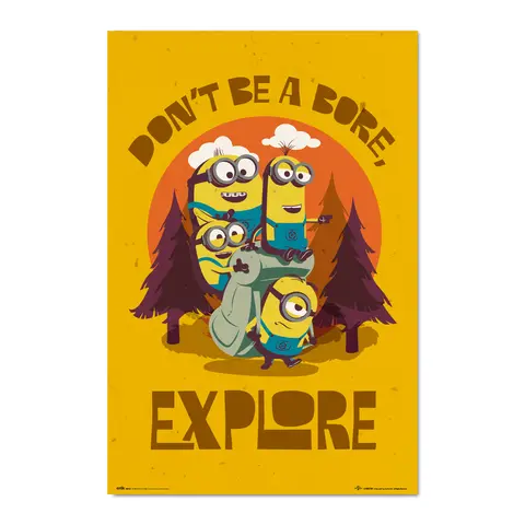 Comprar Poster Minions Don'T Be Bore, Explore 