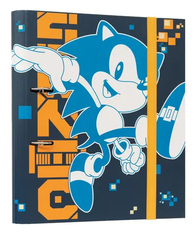 Carpeta 2 Anillas Sonic The Hedgehog