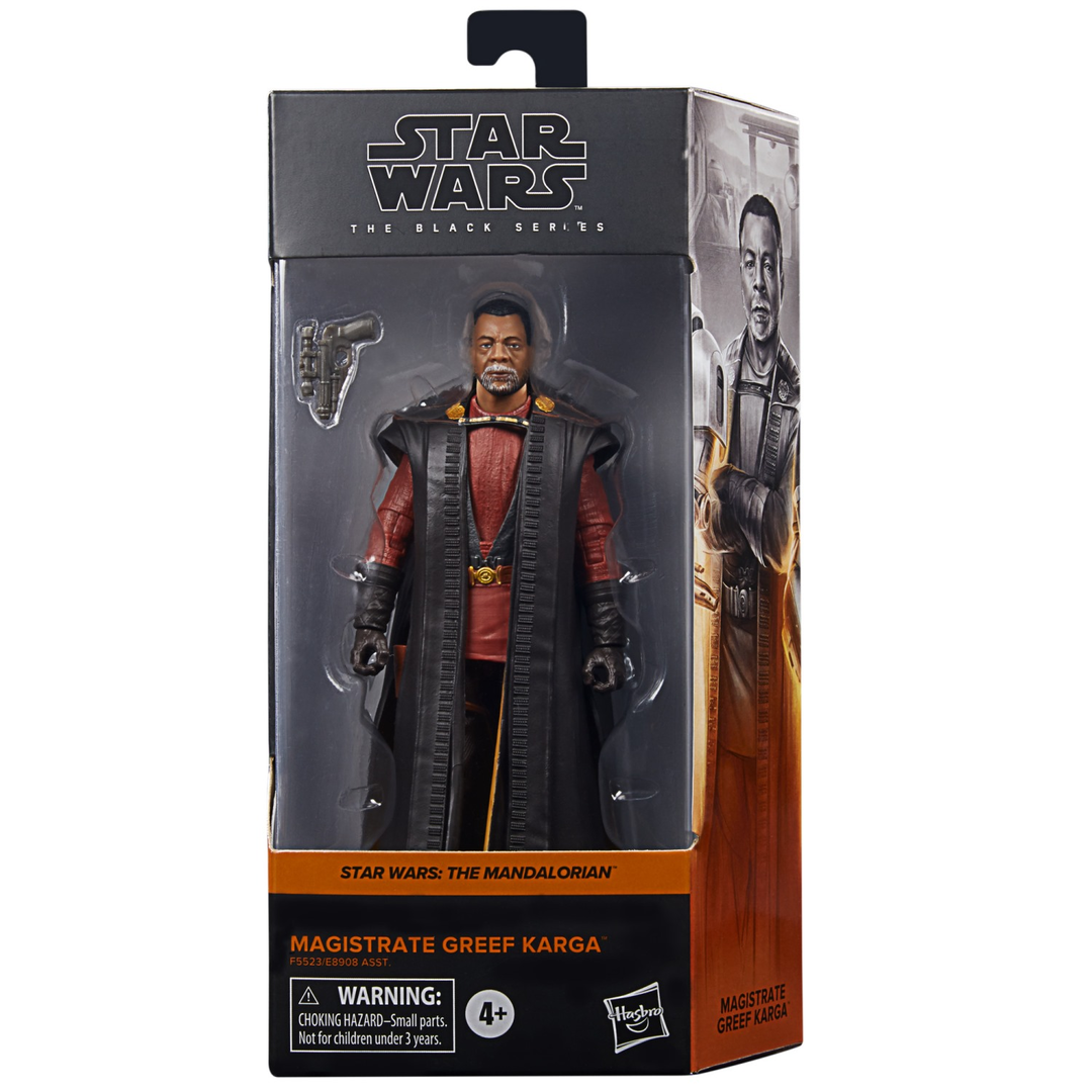 Figura Star Wars The Mandalorian Magistrate Greef Karga Serie Black