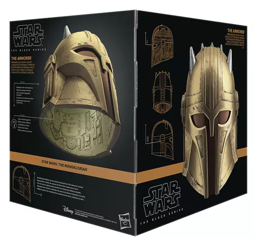 Reservar Casco Electrónico Mandalorian Star Wars The Armorer 1/1 Hasbro Réplicas