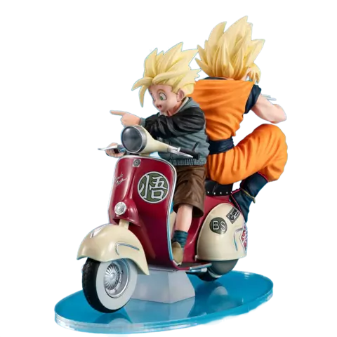 Reservar Diorama Son Goku SS y Son Gohan SS Moto Dragon Ball Z Megahouse Dioramas y escenarios Estándar