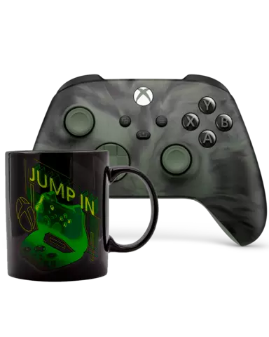 Mando Inalámbrico Nocturnal Vapor Edición Especial + Taza Xbox con Licencia Oficial