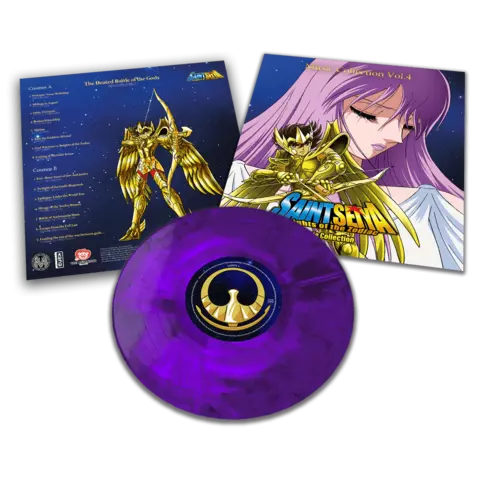 Vinilo Saint Seiya - Music Collection Volume 4. 1 LP Color