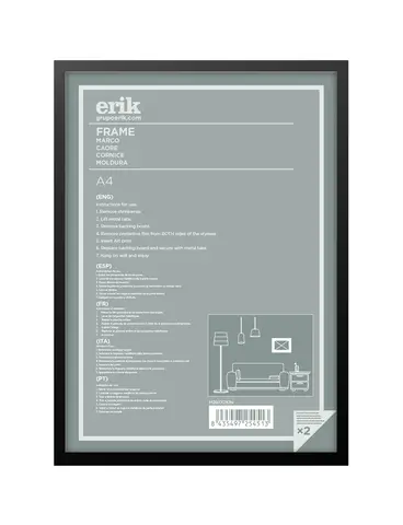 Comprar Marco A4 29,7 X 21 cm MDF Negro 