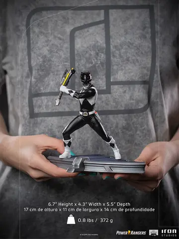Comprar Figura Art Scale Mighty Morphin Power Rangers Ranger Negro Figuras