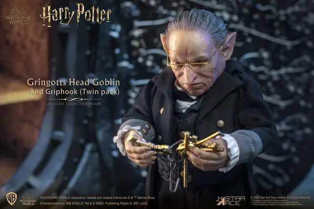 Comprar Figura Harry Potter Goblin Gerente Y Griphook Figuras