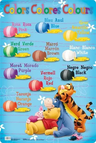 Comprar Lamina Educativa Catalan Colores 