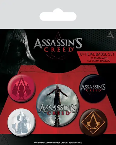 Comprar Set Chapas Assassins Creed Pelicula 