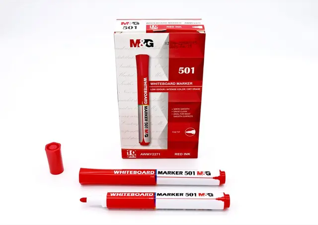 Comprar Set Marcadores Para Pizarra 501 Rojo 