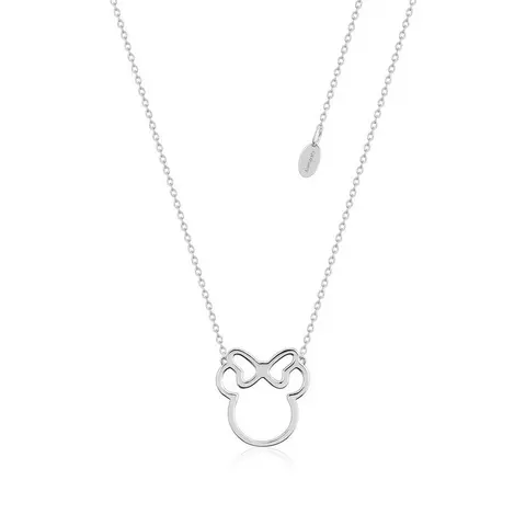 Comprar Colgante Disney Minnie Mouse Contorno Cabeza Plata De Ley 