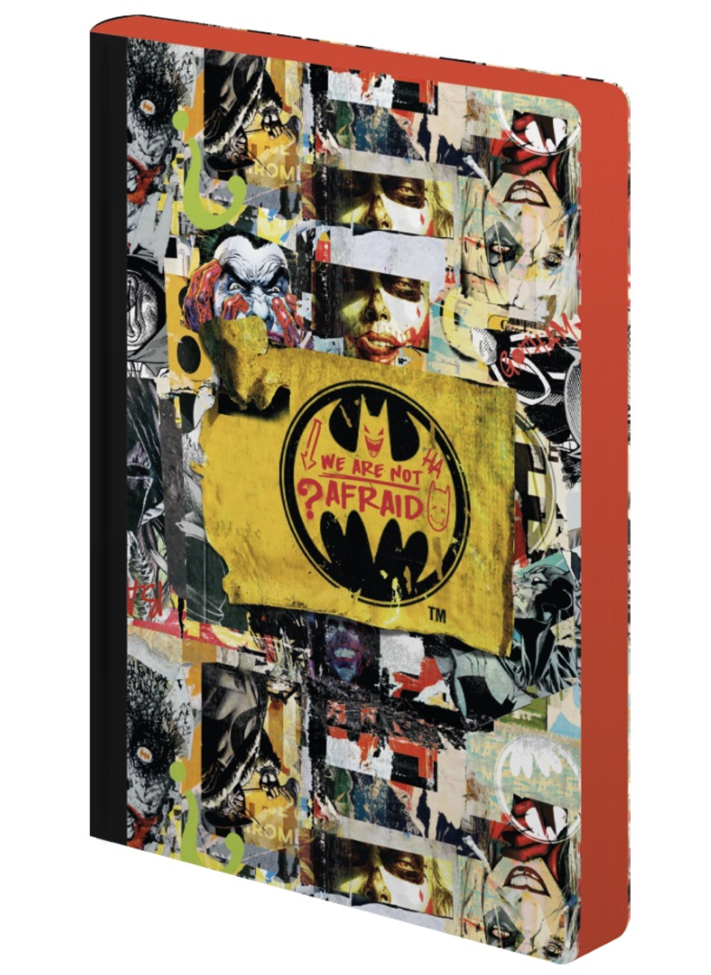 Cuaderno a5 flexi dc comics batman villanos