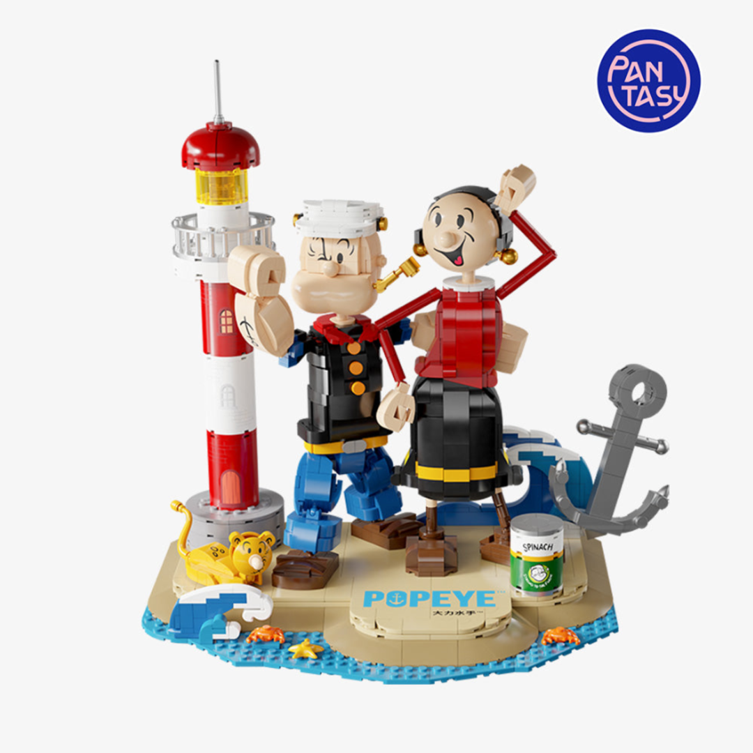 PANTASY Popeye & Olivia Set construccion 33 cm Popeye