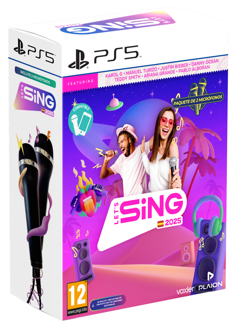 Let's sing 2025 + 2 micrófonos