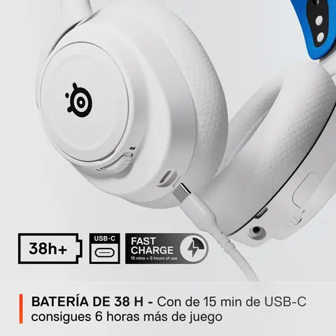 Reservar Auriculares Gaming Arctis Nova 7P Inalámbricos Blancos Steelseries PS5 screen 4