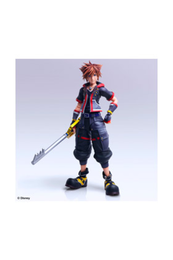 Figura sora version 2 22 cm kingdom hearts iii play arts kai action figure