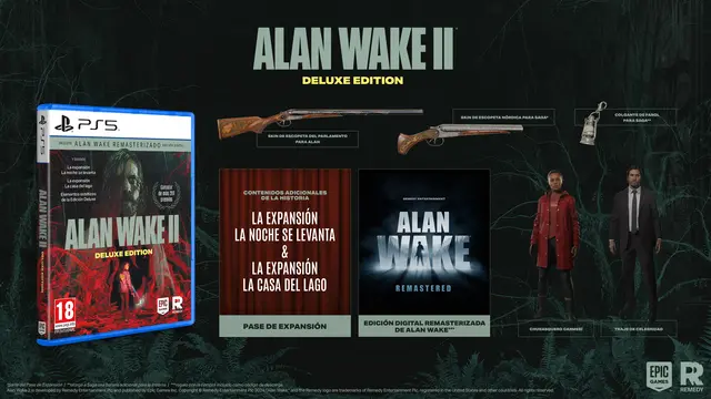 Reservar Alan Wake II Edición Deluxe PS5 Deluxe