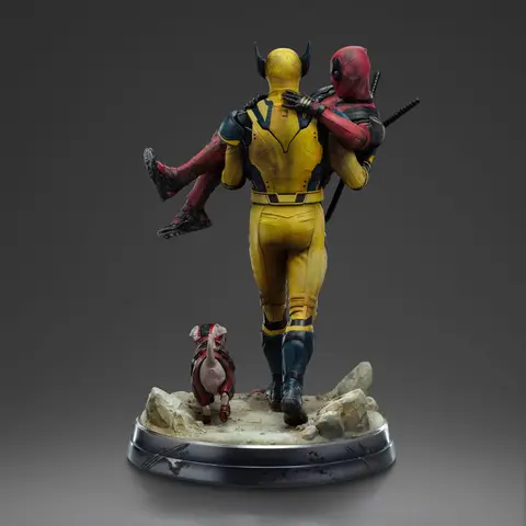 Comprar Estatua Deadpool y Lobezno Deluxe Art Scale Iron Studios  Figuras Deluxe