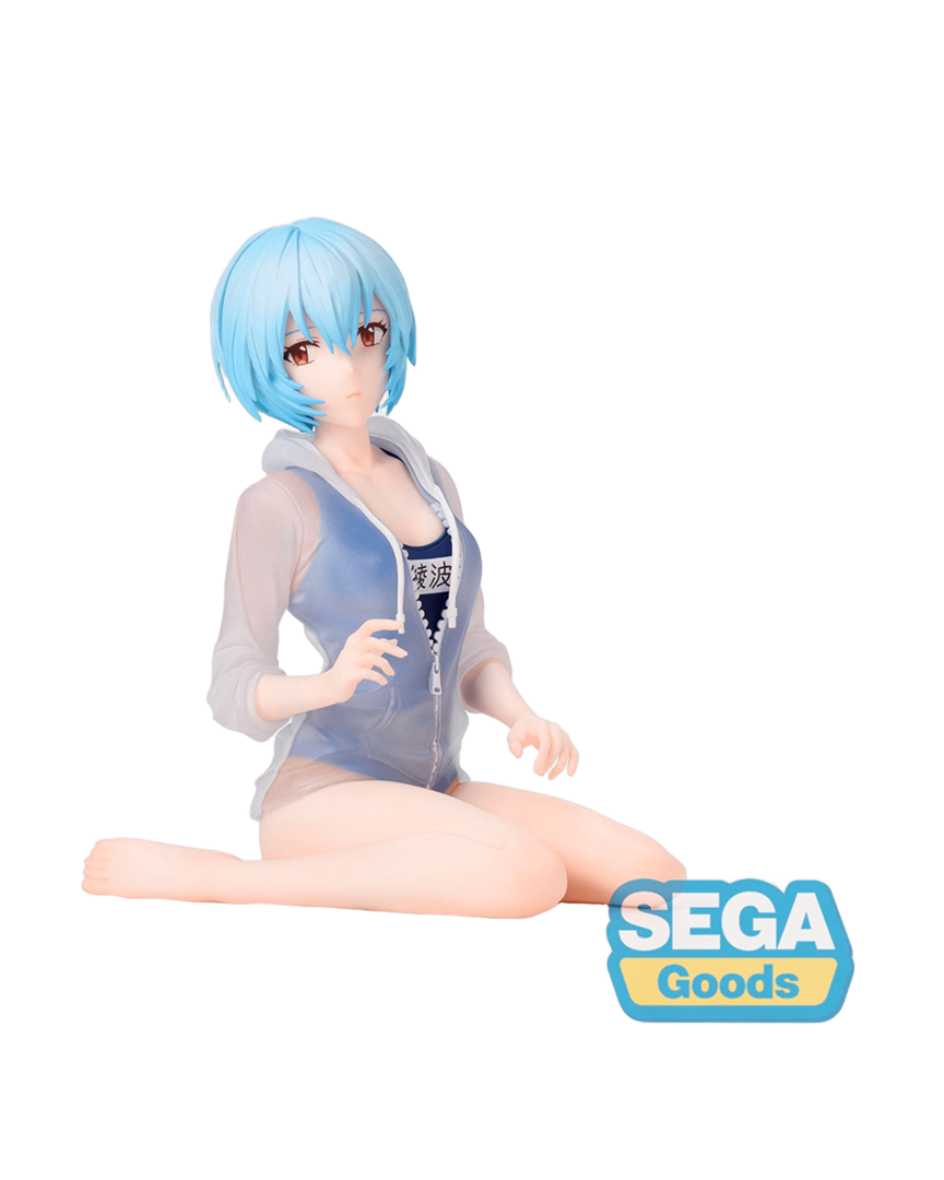Figura rei ayanami rebuild of evangelion swimsuit ver. yumemirize sega