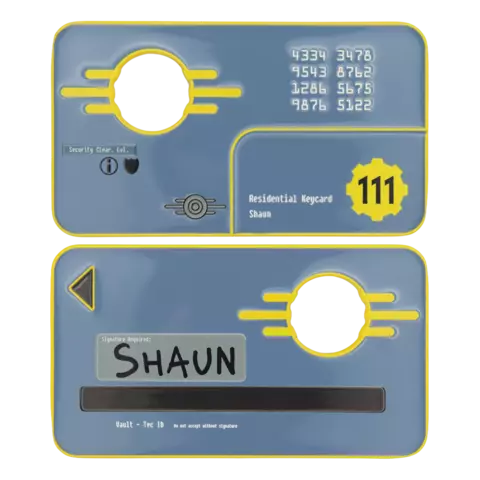 Réplica Llave de Seguridad Vault 111 Fallout 4 Edición Limitada Fanattik