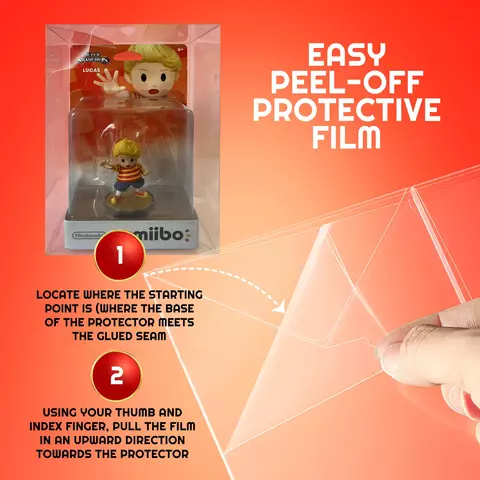 Reservar Caja de PET 10 Protectores para Figuras Amiibo Evoretro 12,8 x 19,2 x 8,9 cm Figuras