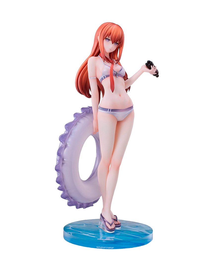 Figura kurisu makise steins gate swimsuit ver. 1/7 solarain 24cm