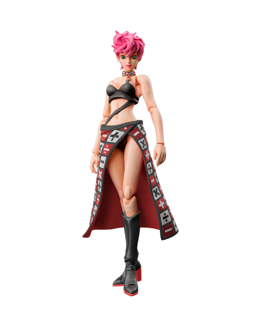 Medicos Entertainment Super Action Statue "JoJo's Bizarre Adventure Part 12.7 cm Trish Una Ver.BLACK, aprox. 5.9 pulgadas (150 mm), PVC y ABS y nailon, figura de acción pintada