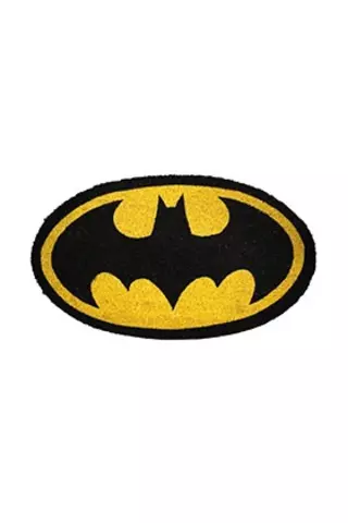 Logo Batman Felpudo Ovalado 60X40 Dc Comics