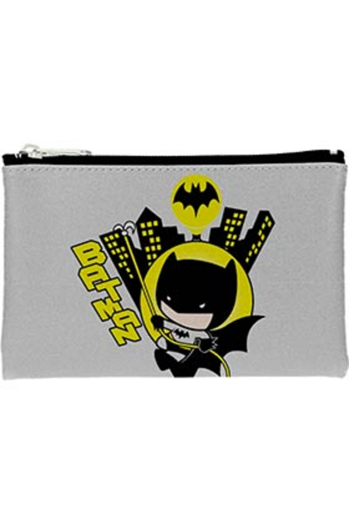 Estuche Rectangular Batman Batseñal Chibi Universo Dc