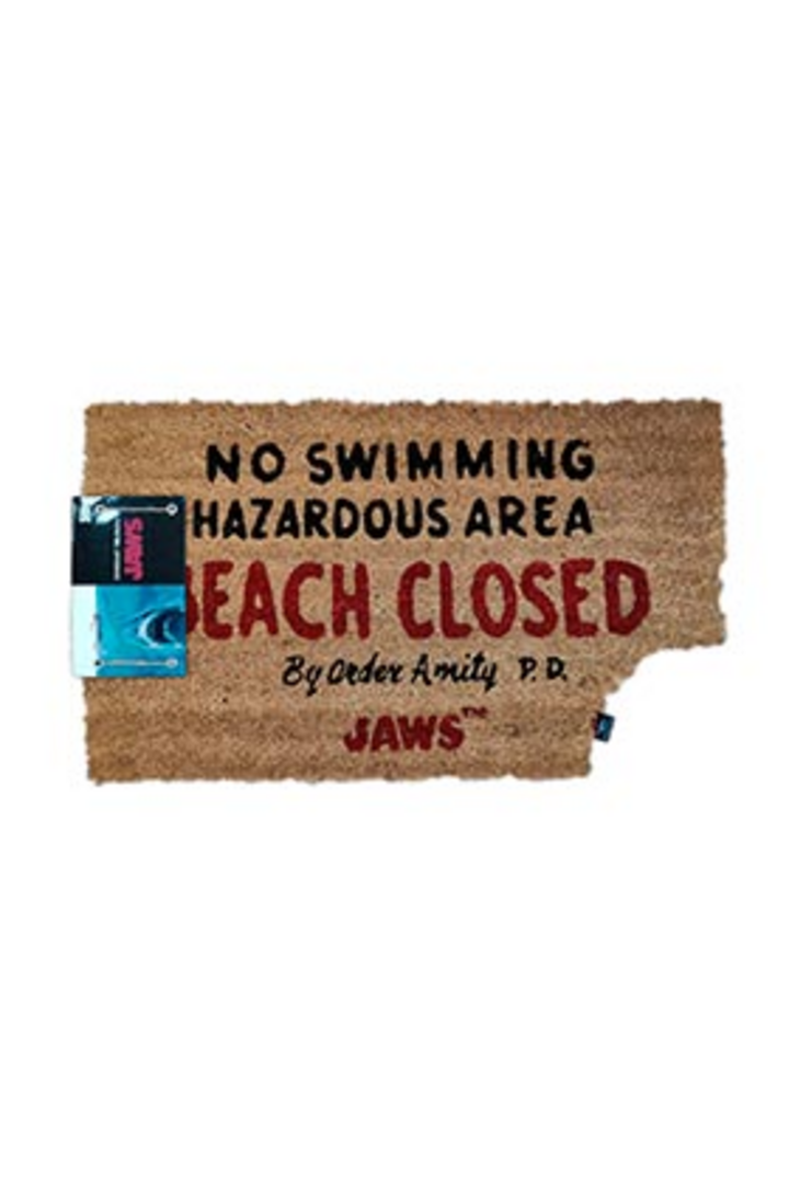 Beach closed felpudo 60x40 tiburon