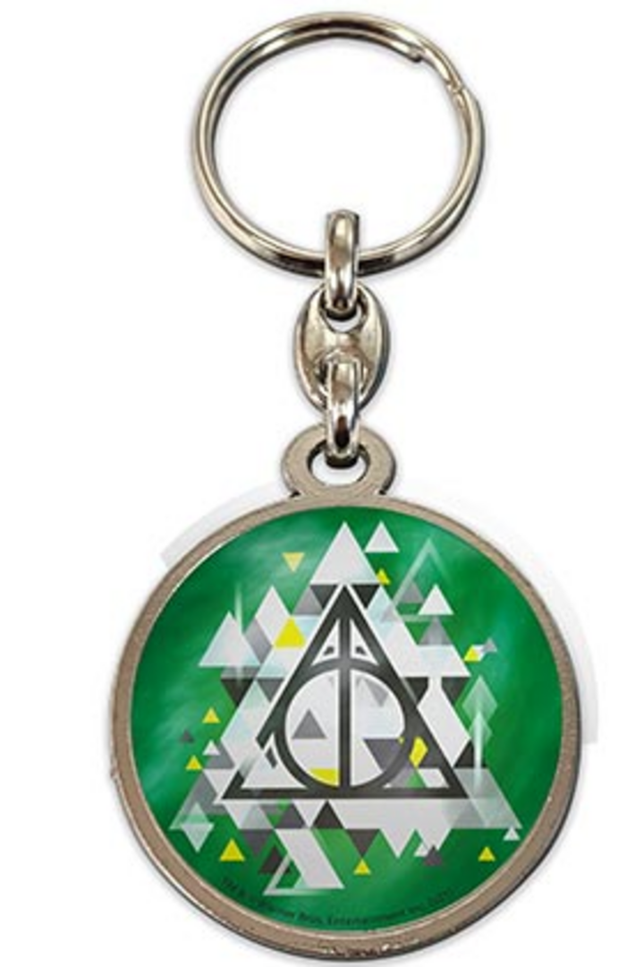 Llavero redondo deathly hallows harry potter