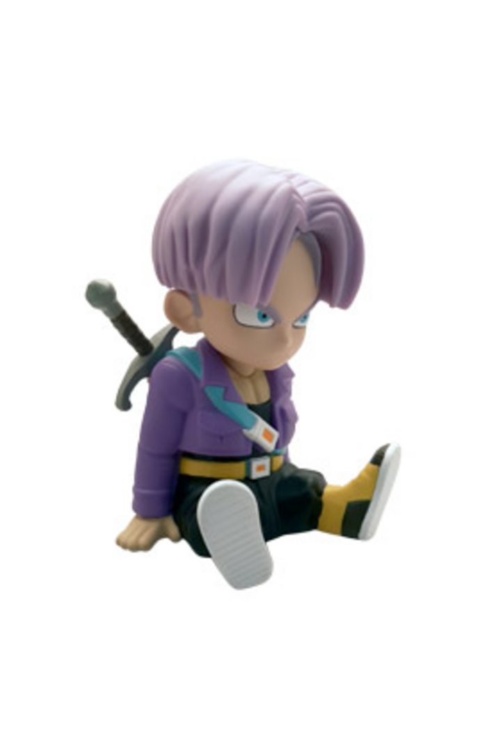 Trunks sentado chibi hucha 15 cm pvc dragon ball