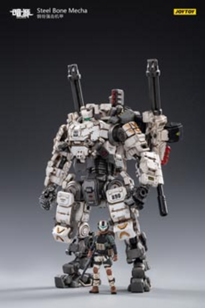Steel bone mecha (white) figura 22 cm joytoy action figure jt0425