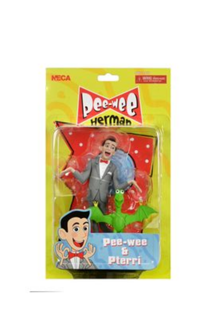 Pee-Wee Herman & Pterri Fig. 13 & 5,5 cm Pee-Wee Herman Toony Classics