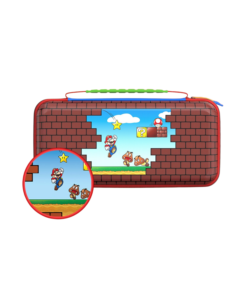 Funda deluxe travel case mario bricks
