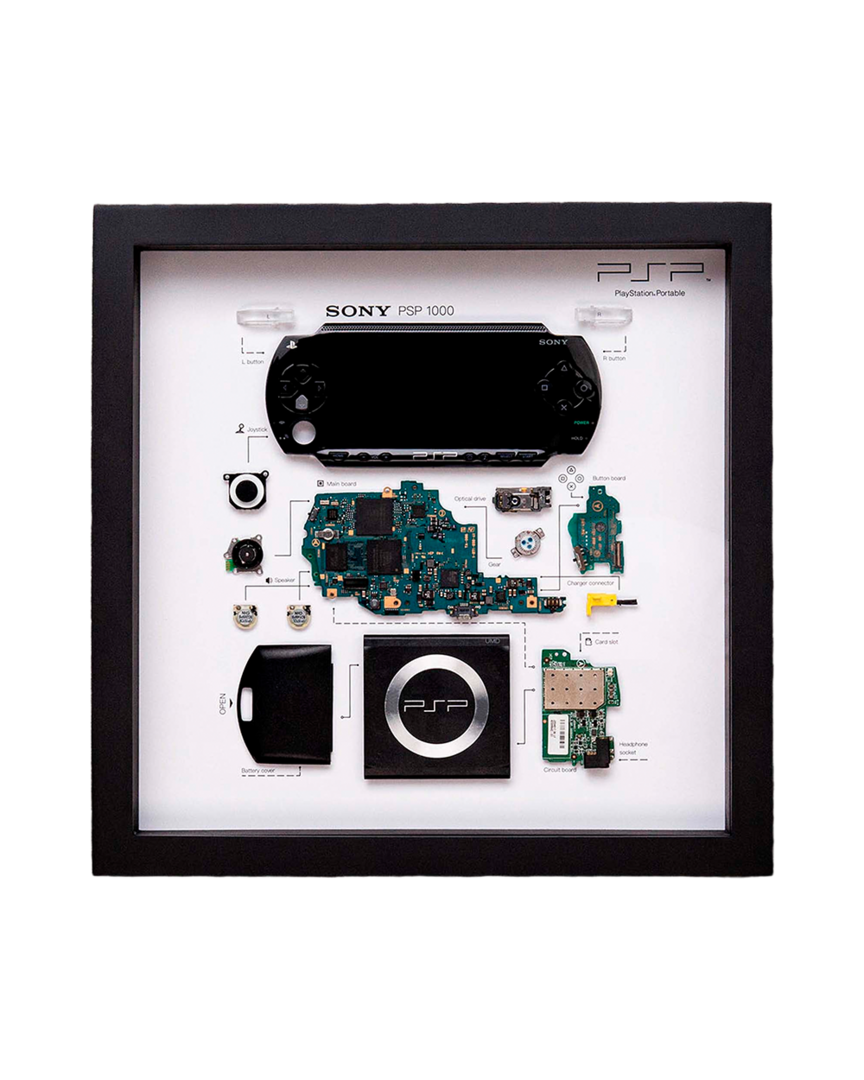 Photo frame sony psp 3000 playstation portable console display - mixed - a