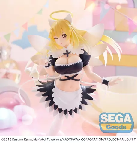 Reservar A Certain Scientific Railgun T Figura Luminasta PVC Misaki Shokuhou Fallen Angel Maid 20 cm Figuras Estándar