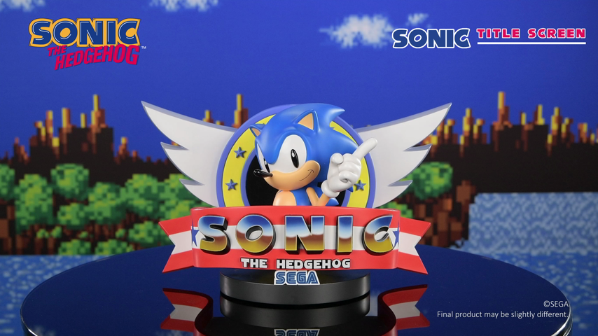 Reservar Figura Resina Sonic Sonic The Hedgehog Tittle Screen First 4 Figures 21cm Figuras vídeo 1