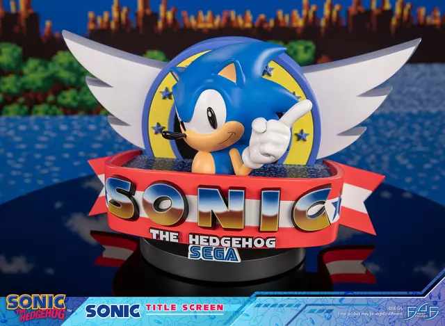 Reservar Figura Resina Sonic Sonic The Hedgehog Tittle Screen First 4 Figures 21cm Figuras