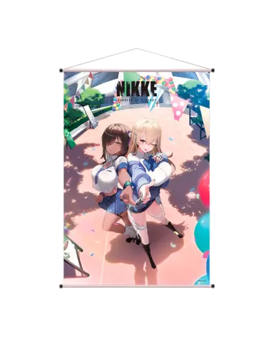 Póster de Tela Naga & Tia Goddess of Victory Nikke Sakami Merchandise 60x90cm