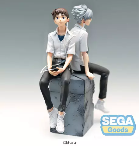 Reservar Figura Shinji Ikari Evangelion Shinji & Kaworu Shinji Ver. Luminasta Sega 17cm Figuras Estándar