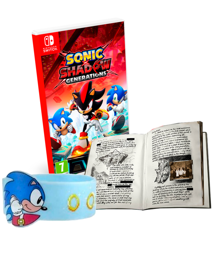 Sonic x Shadow Generations + Pulsera Sonic the Hedgehog con Licencia Oficial