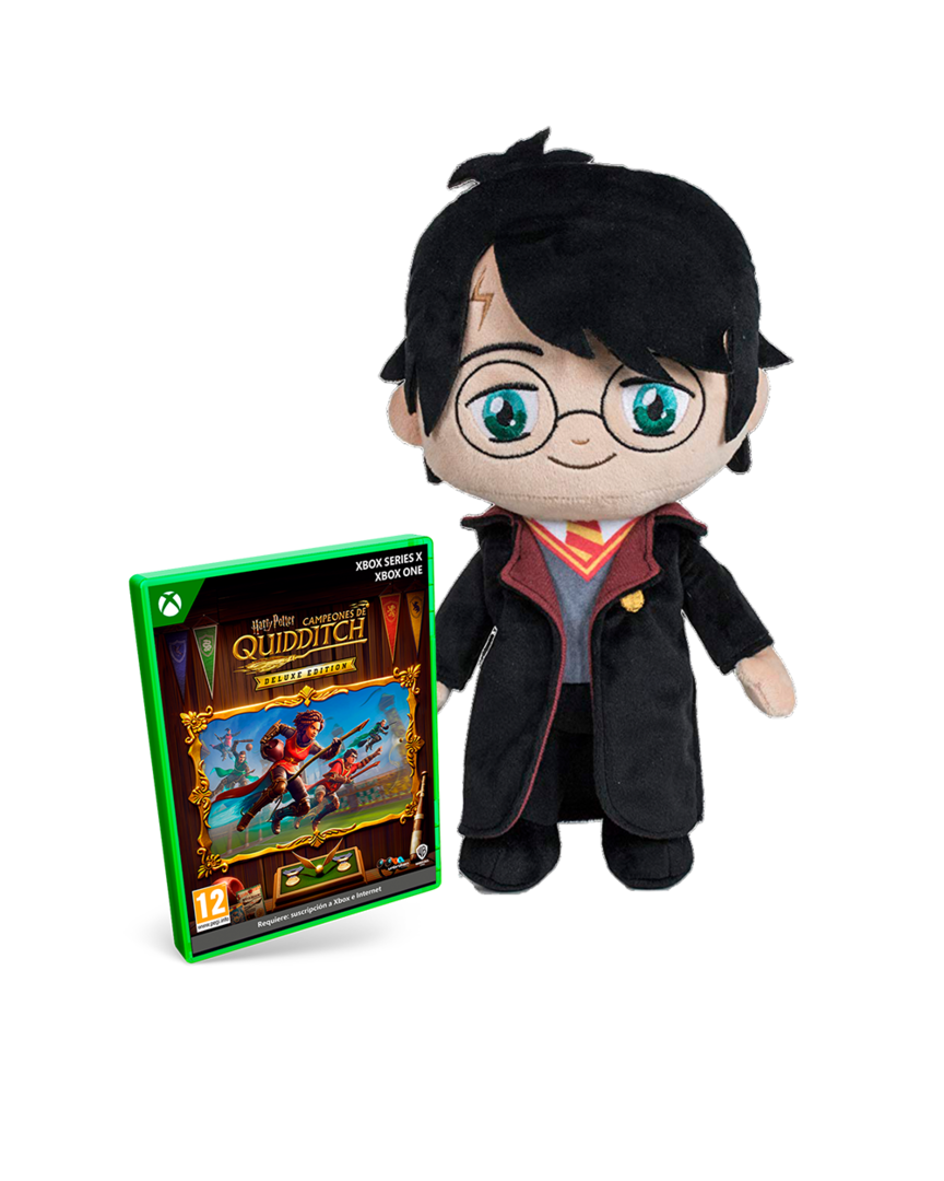 Harry Potter: Campeones de Quidditch Ed. Deluxe + Peluche Harry