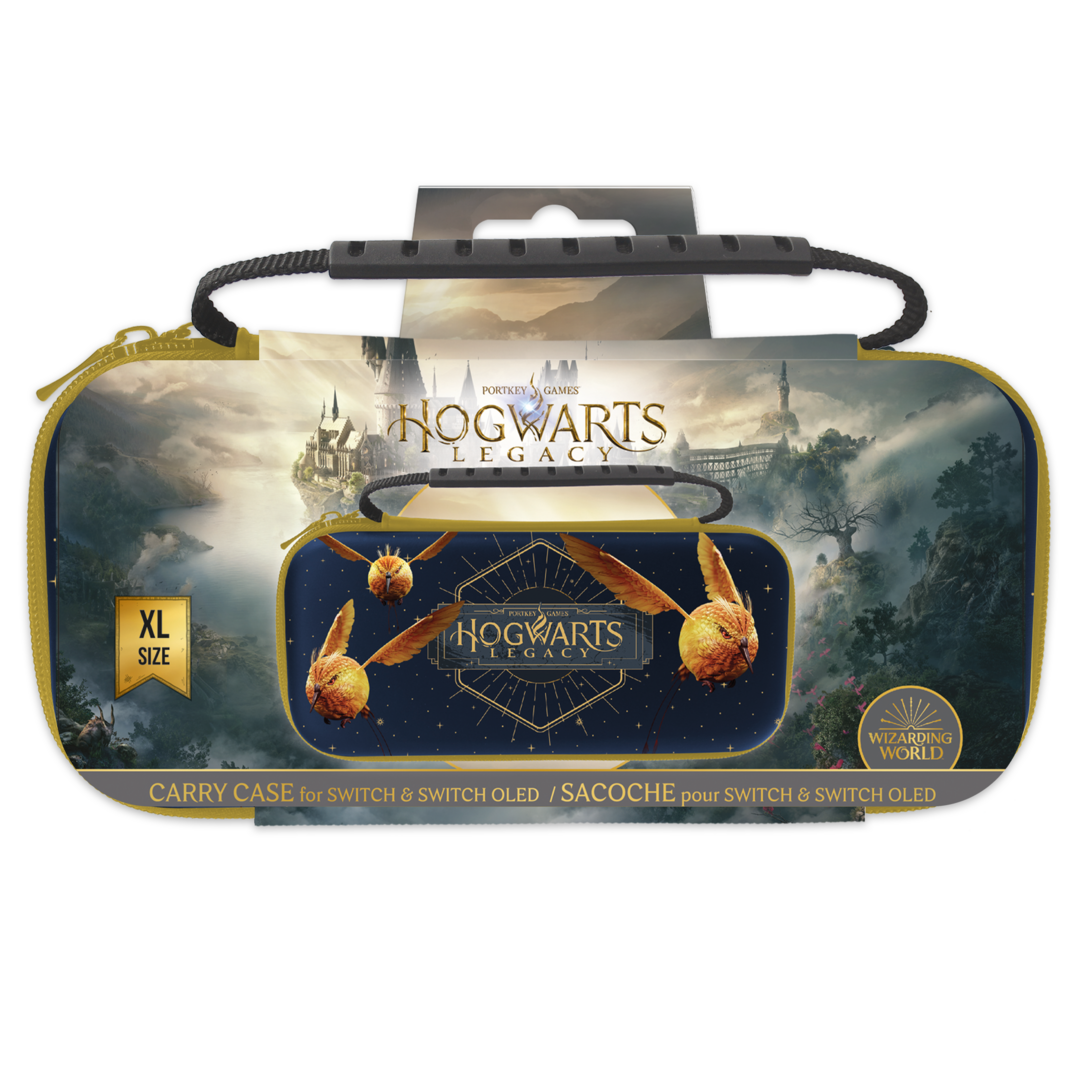 Harry potter - estuche xl - hogwarts, snitch dorada