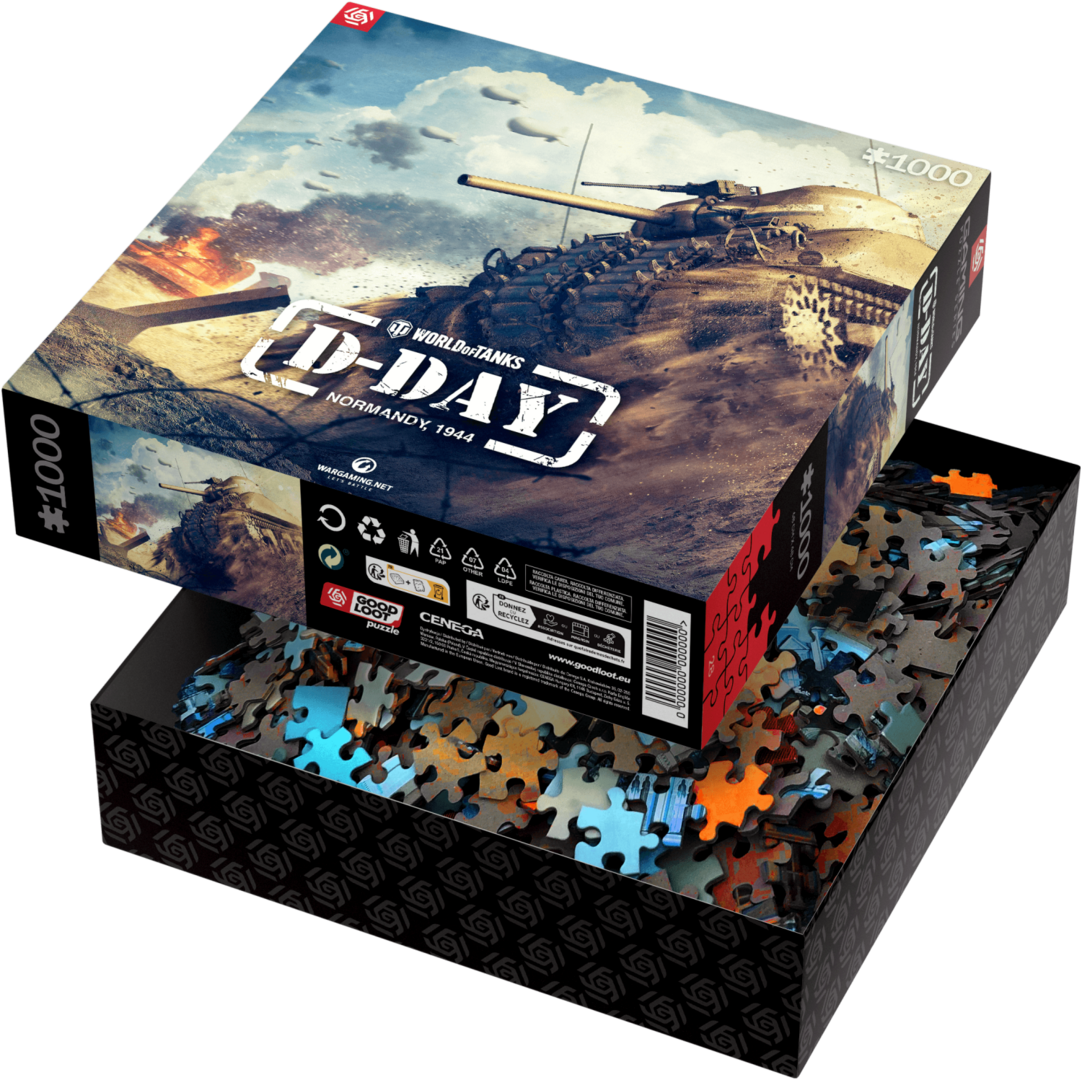 Good loot - gaming puzzle: world of tanks d-day - 1000