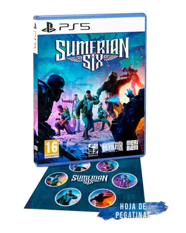 Carátula de Sumerian Six para PS5 (edición PAL España)