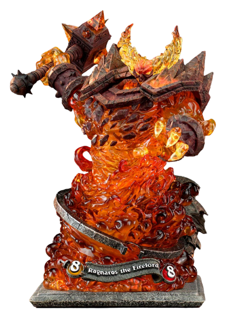 Estatua ragnaros the firelord hearthstone 1/10 hex collectibles